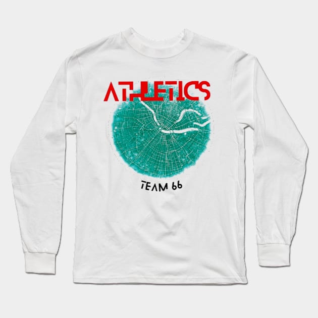 Athletics Long Sleeve T-Shirt by Hadderstyle